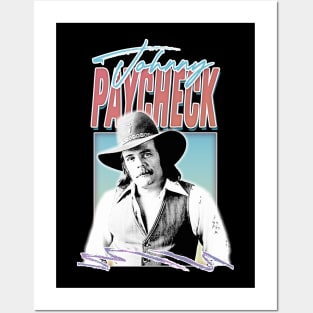 Johnny Paycheck / Retro Country Artist Fan Design Posters and Art